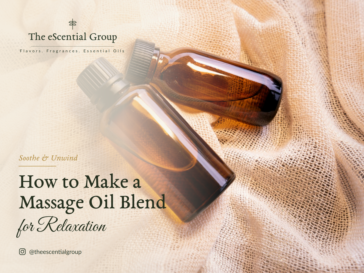 How to Make a Relaxing Massage Oil Blend with Essential Oils