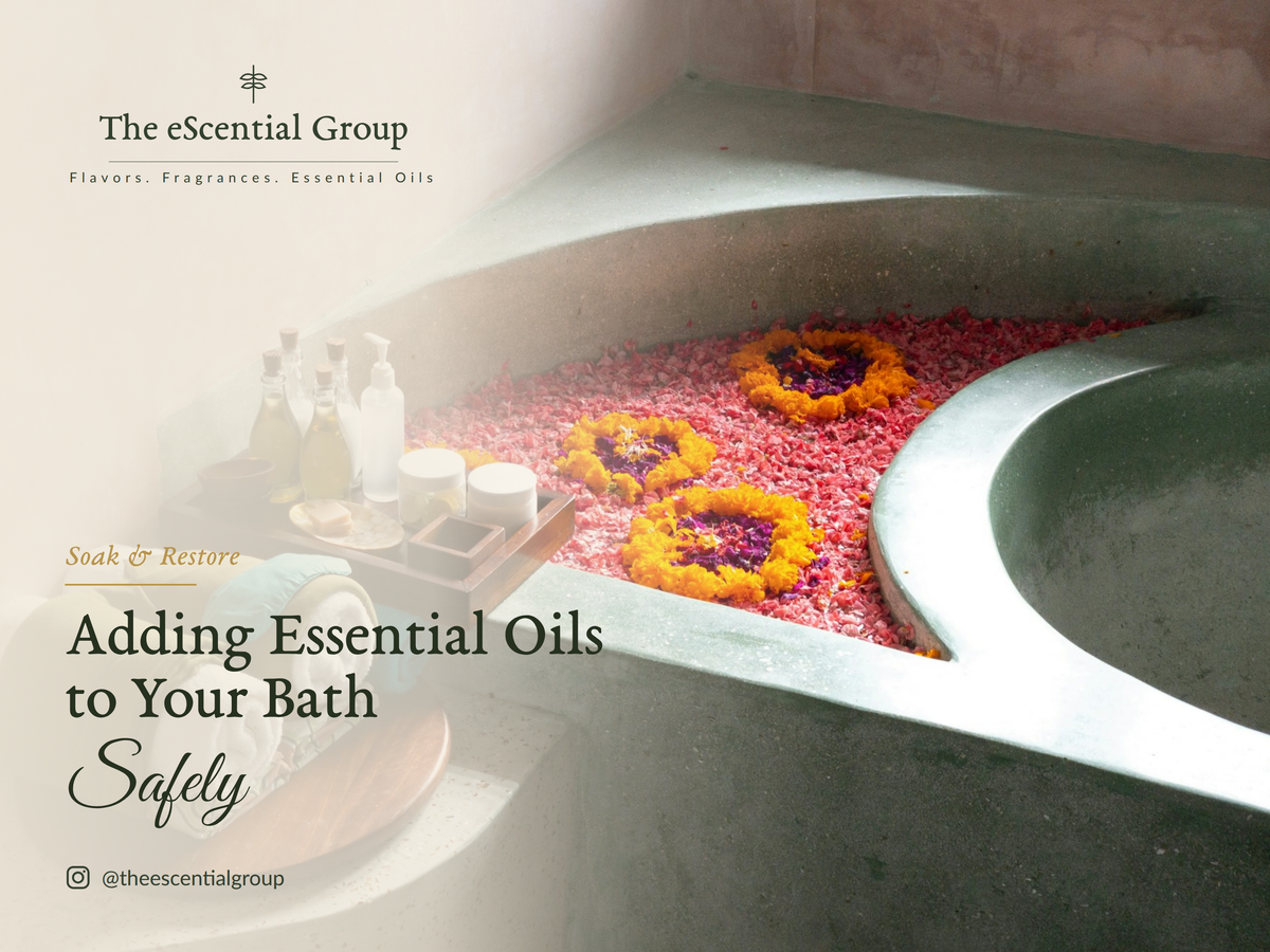 How to Add Essential Oils to a Bath Safely