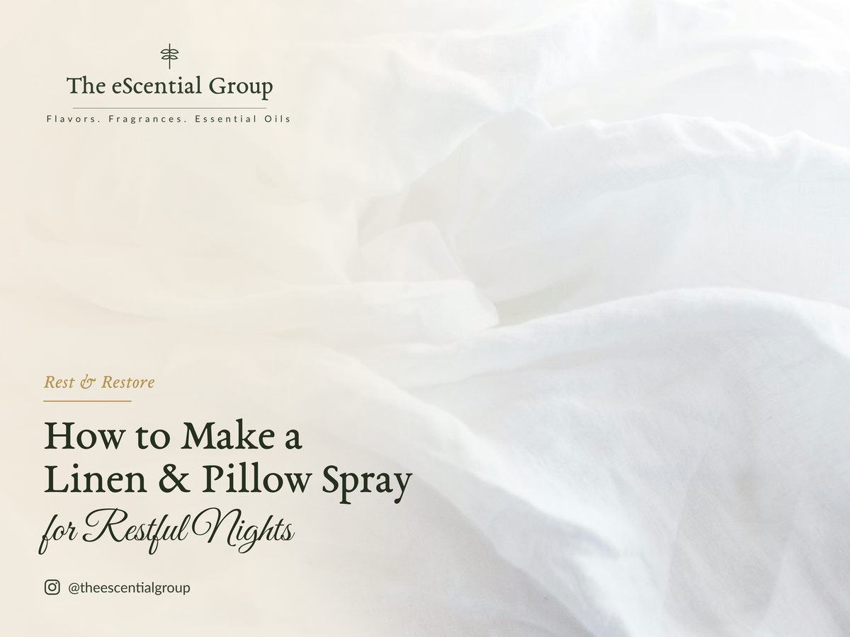 How to Make a Calming Linen or Pillow Spray with Essential Oils