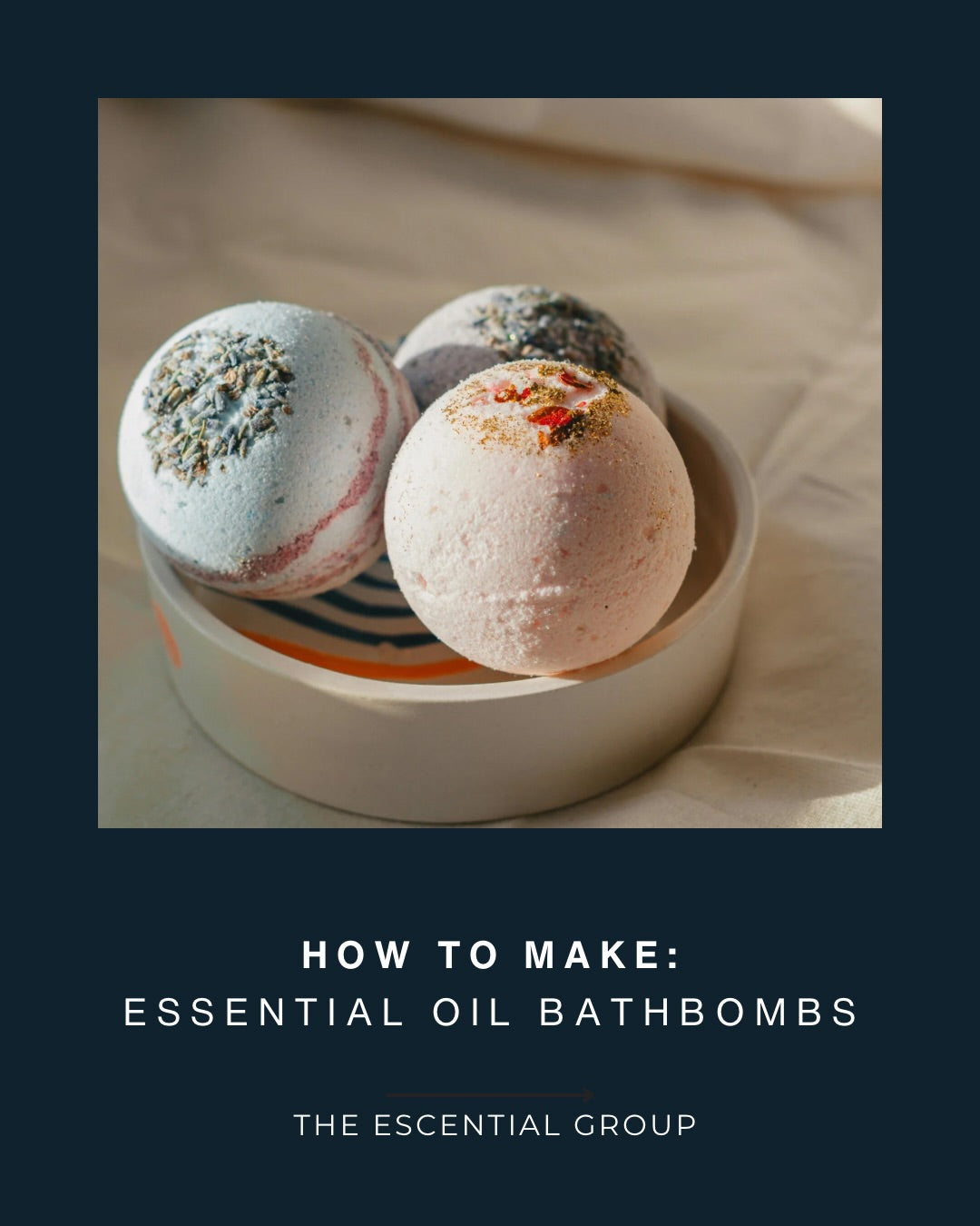 How to Make Essential Oil Bath Bombs