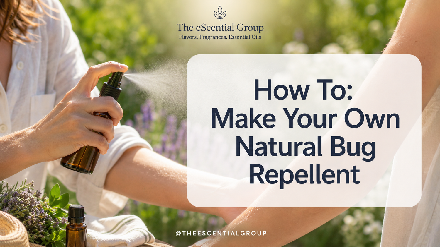 How To Make Your Own Natural Bug Repellent