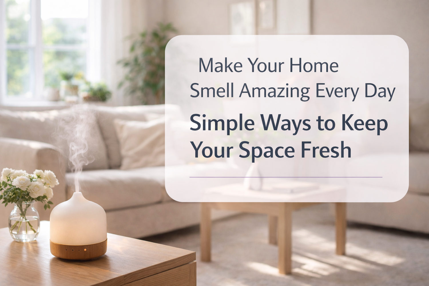 How Do You Make Your House Smell Good All the Time?