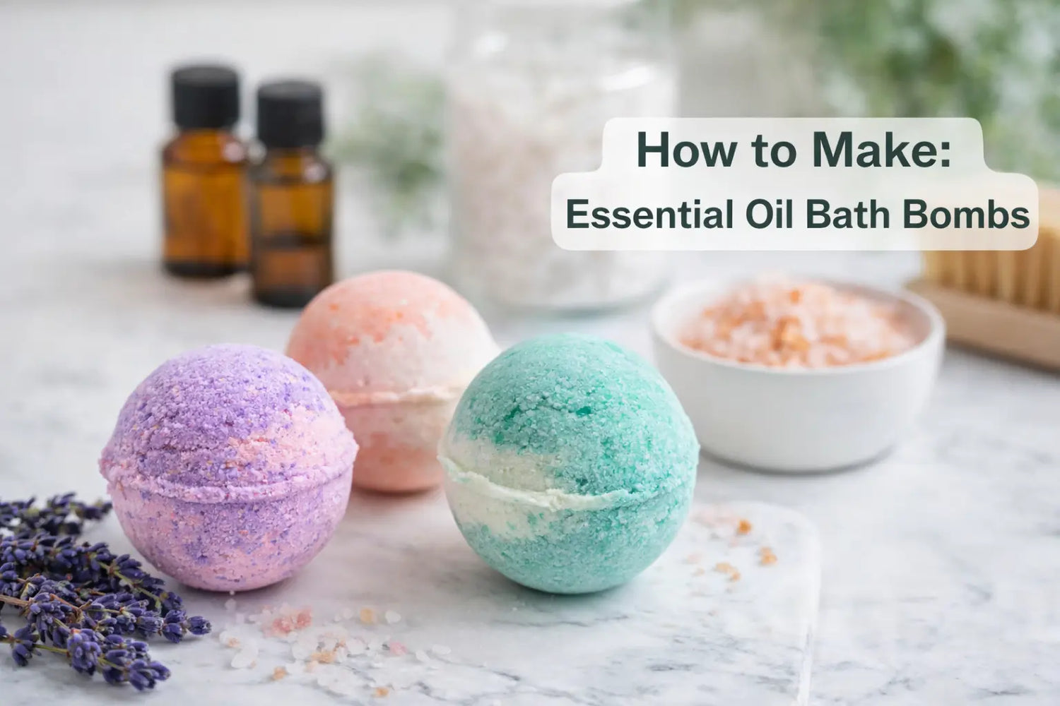 How to Make Essential Oil Bath Bombs Escential Group