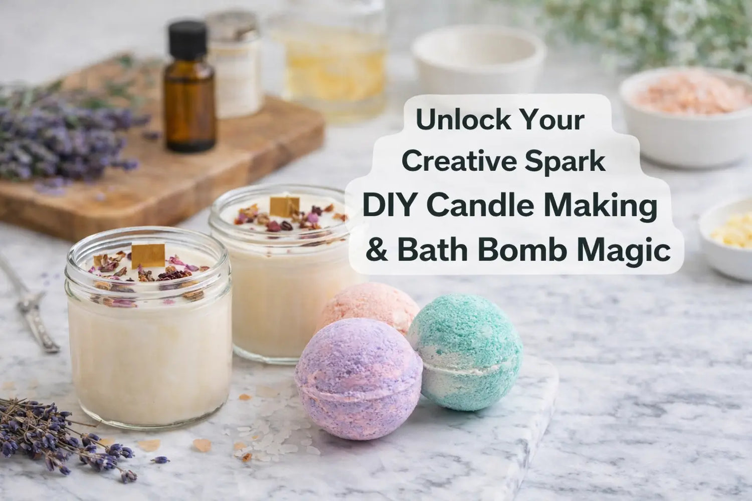Unlock Your Creative Spark: DIY Candle Making & Bath Bomb Magic Escential Group