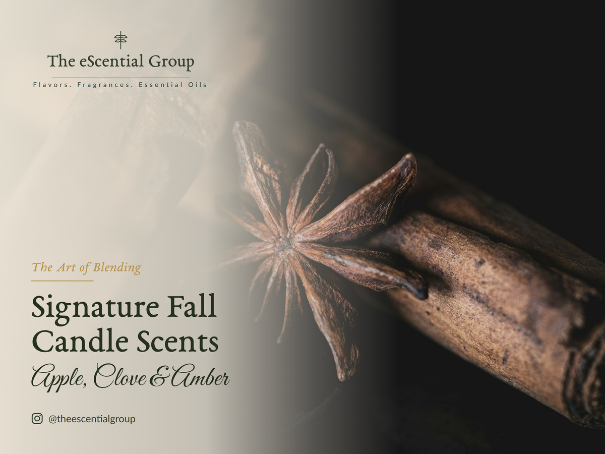 Blending Signature Fall Candle Scents: Apple, Clove & Amber Escential Group