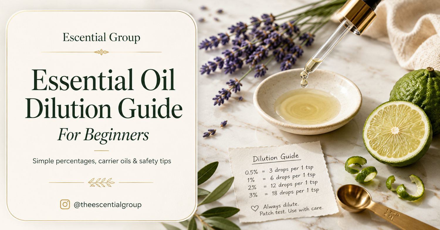 Essential Oil Dilution Guide for Beginners Escential Group